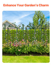 4 Packs Metal Garden Trellis for Climbing Plant Support 71x20 in Rustproof V952-HPJHX6JTH71WWTFZ4V0