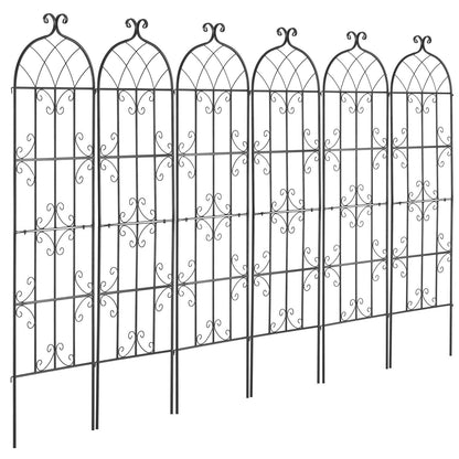 4 Packs Metal Garden Trellis for Climbing Plant Support 71x20 in Rustproof V952-HPJHX6JTH71WWTFZ4V0