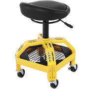 Rolling Garage Stool, 300LBS Capacity, Adjustable Height from 24 in to 28.7 in, Mechanic Seat with 360-degree V952-HSGLJGCKXCDBDZBARV0