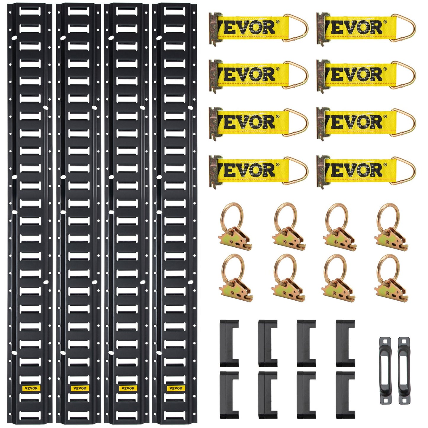 E Track Tie Down Rail Kit 30PCs 1.52m E Track Rails Enclosed Cargo Trailer V952-HSPSE5FT28PCSYVR0V0