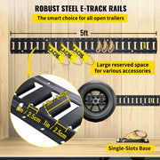 E Track Tie Down Rail Kit 30PCs 1.52m E Track Rails Enclosed Cargo Trailer V952-HSPSE5FT28PCSYVR0V0