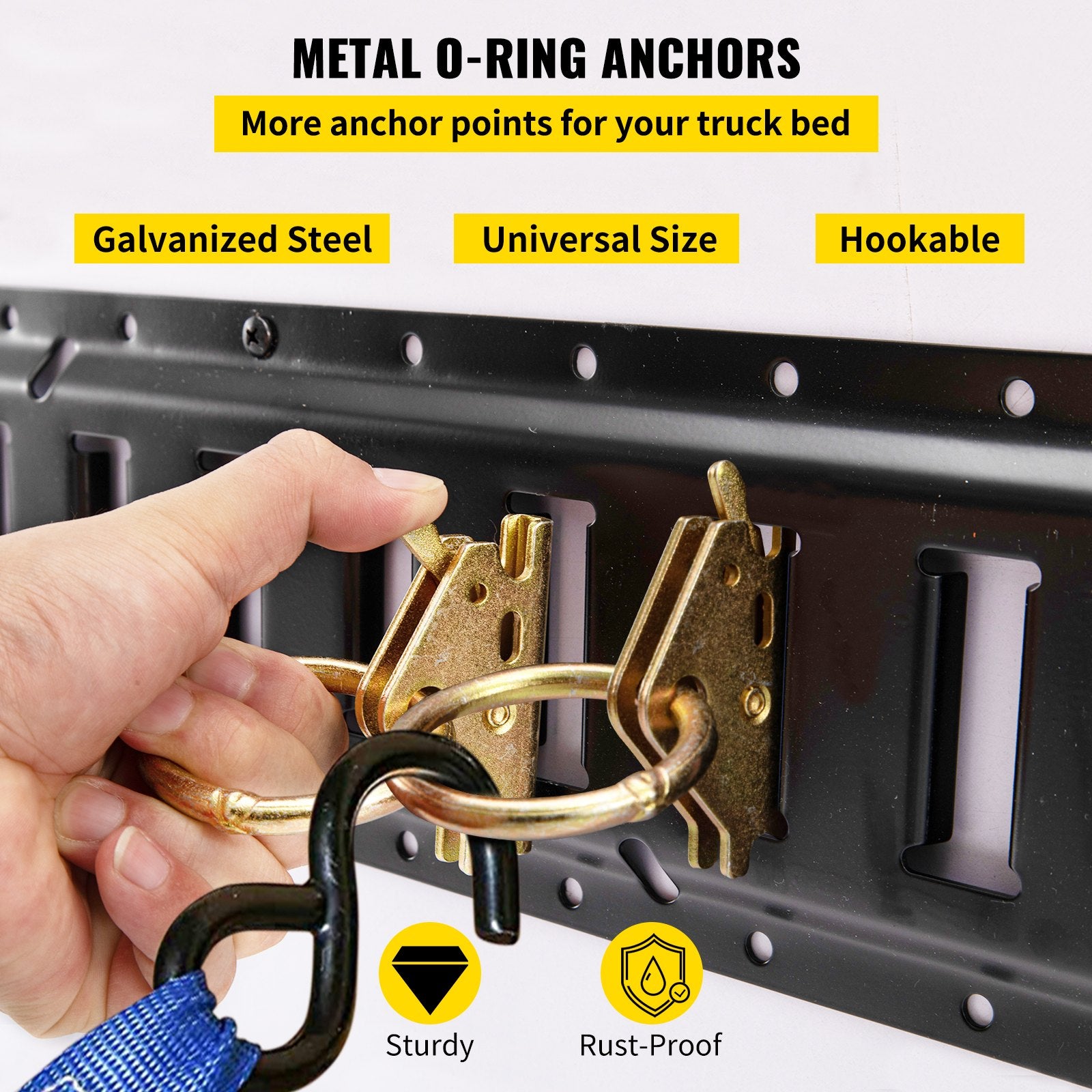 E Track Tie Down Rail Kit 30PCs 1.52m E Track Rails Enclosed Cargo Trailer V952-HSPSE5FT28PCSYVR0V0
