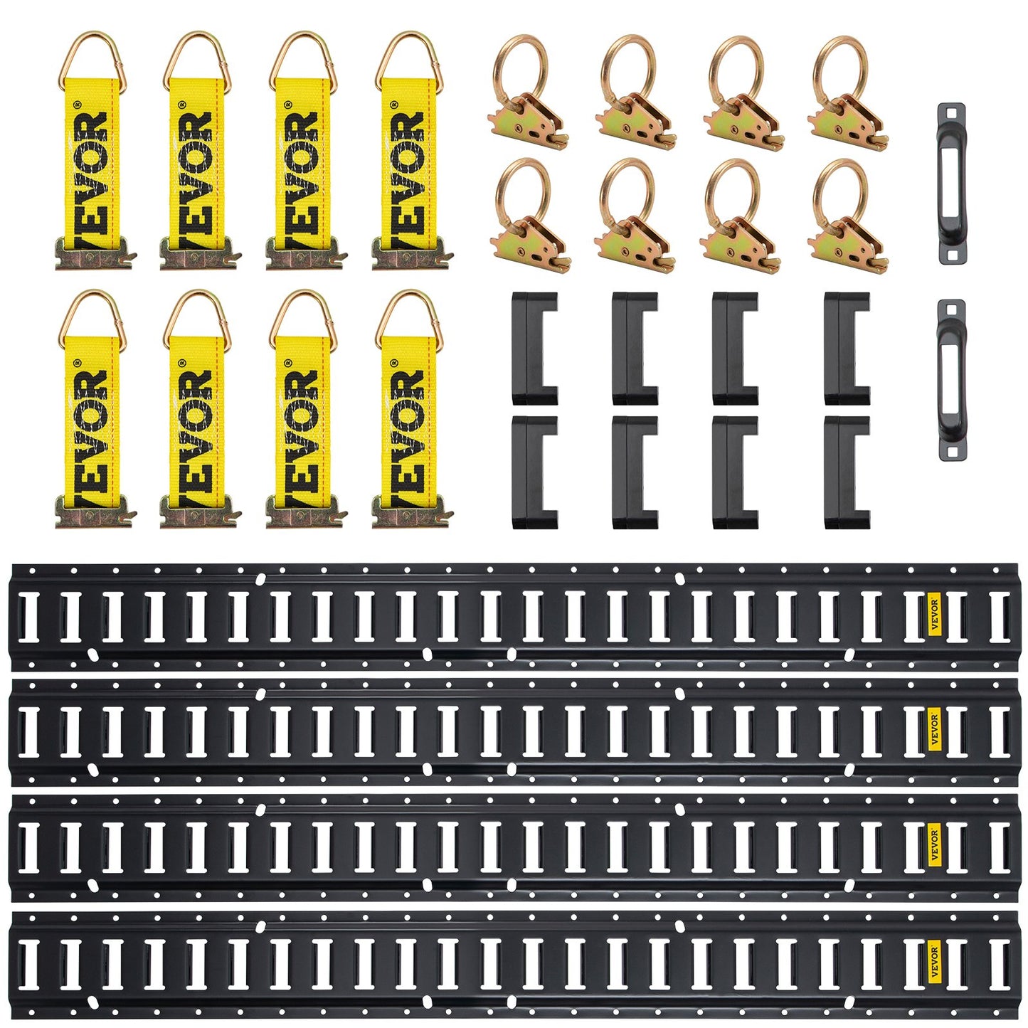 E Track Tie Down Rail Kit 30PCs 1.52m E Track Rails Enclosed Cargo Trailer V952-HSPSE5FT28PCSYVR0V0