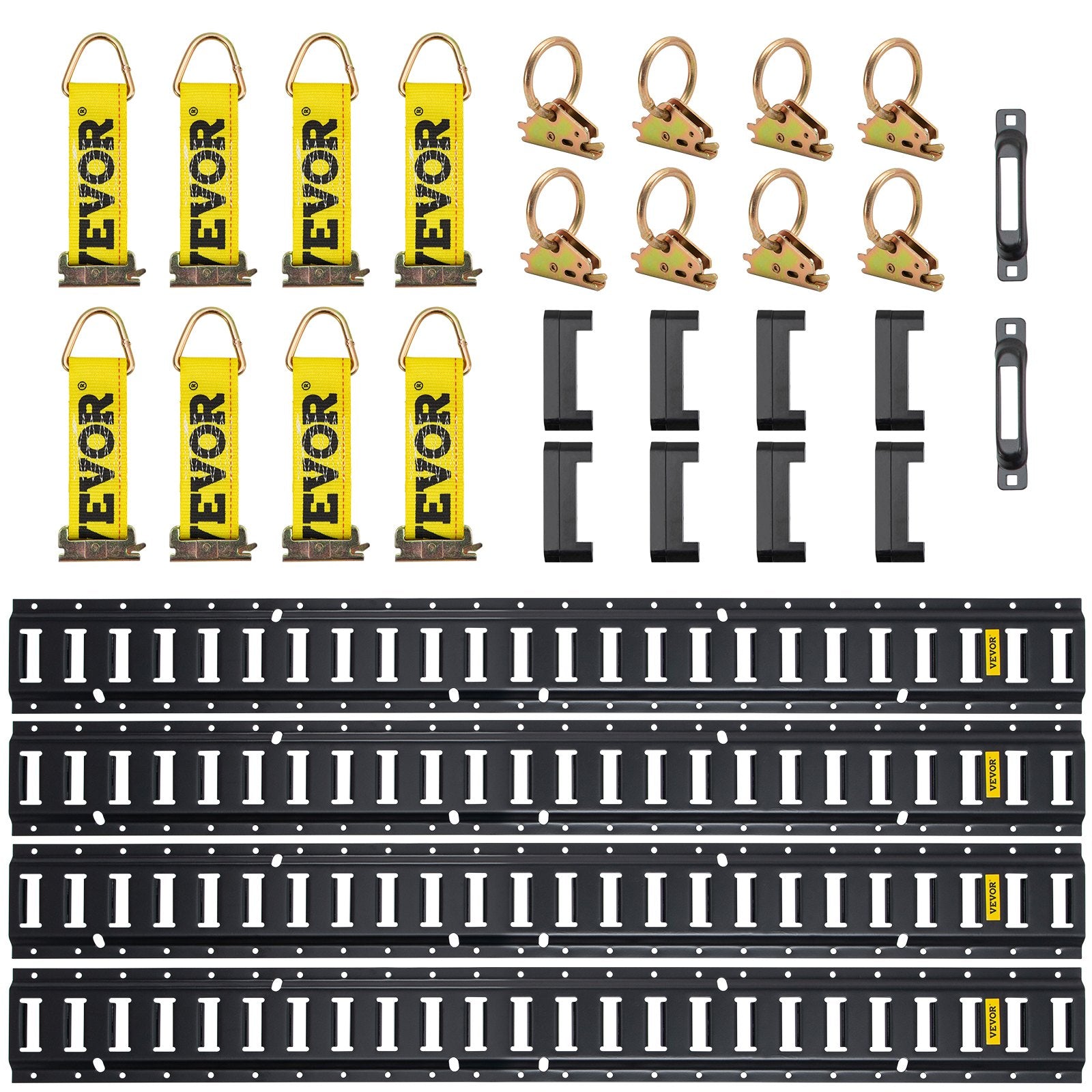 E Track Tie Down Rail Kit 30PCs 1.52m E Track Rails Enclosed Cargo Trailer V952-HSPSE5FT28PCSYVR0V0