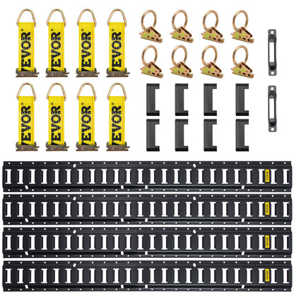 E Track Tie Down Rail Kit 30PCs 1.52m E Track Rails Enclosed Cargo Trailer V952-HSPSE5FT28PCSYVR0V0
