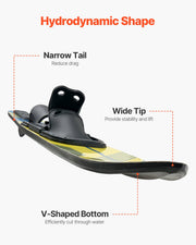 150 cm Water Skis Combo Adults Water Skis with X-7 Adjustable Bindings V952-HSQSJK54INCHM9FM6V0