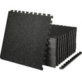 EVA Interlocking Foam Floor Mats, 0.56 in Thickened 25 Pcs Puzzle Rubber Tiles, 24 x 24 in Exercise Floor Mat V952-HSXJDDHDHDBDD09O9V0