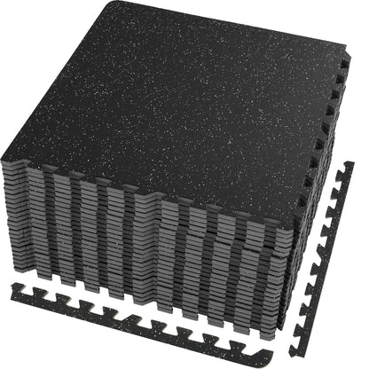 EVA Interlocking Foam Floor Mats, 0.56 in Thickened 25 Pcs Puzzle Rubber Tiles, 24 x 24 in Exercise Floor Mat V952-HSXJDDHDHDBDD09O9V0