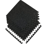 6 PCS 1/2 inch Thick Gym Floor Mats, 24" x 24" EVA Foam & Rubber Top Interlocking Workout Floor Mats with 24 V952-HSXJDDHDHDBDDTIMHV0