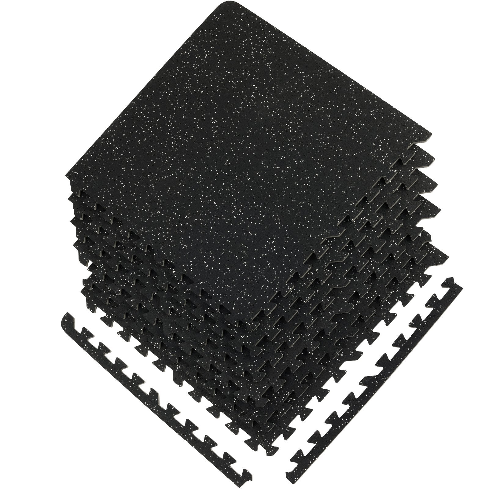 6 PCS 1/2 inch Thick Gym Floor Mats, 24" x 24" EVA Foam & Rubber Top Interlocking Workout Floor Mats with 24 V952-HSXJDDHDHDBDDTIMHV0