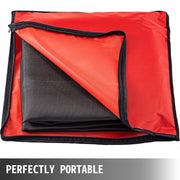 10 x 10 Ft Welding Blanket Black Fiberglass Blanket Portable Fiberglass Fire Retardant Blanket Welding Mat V952-HT10X10HS00000001V0