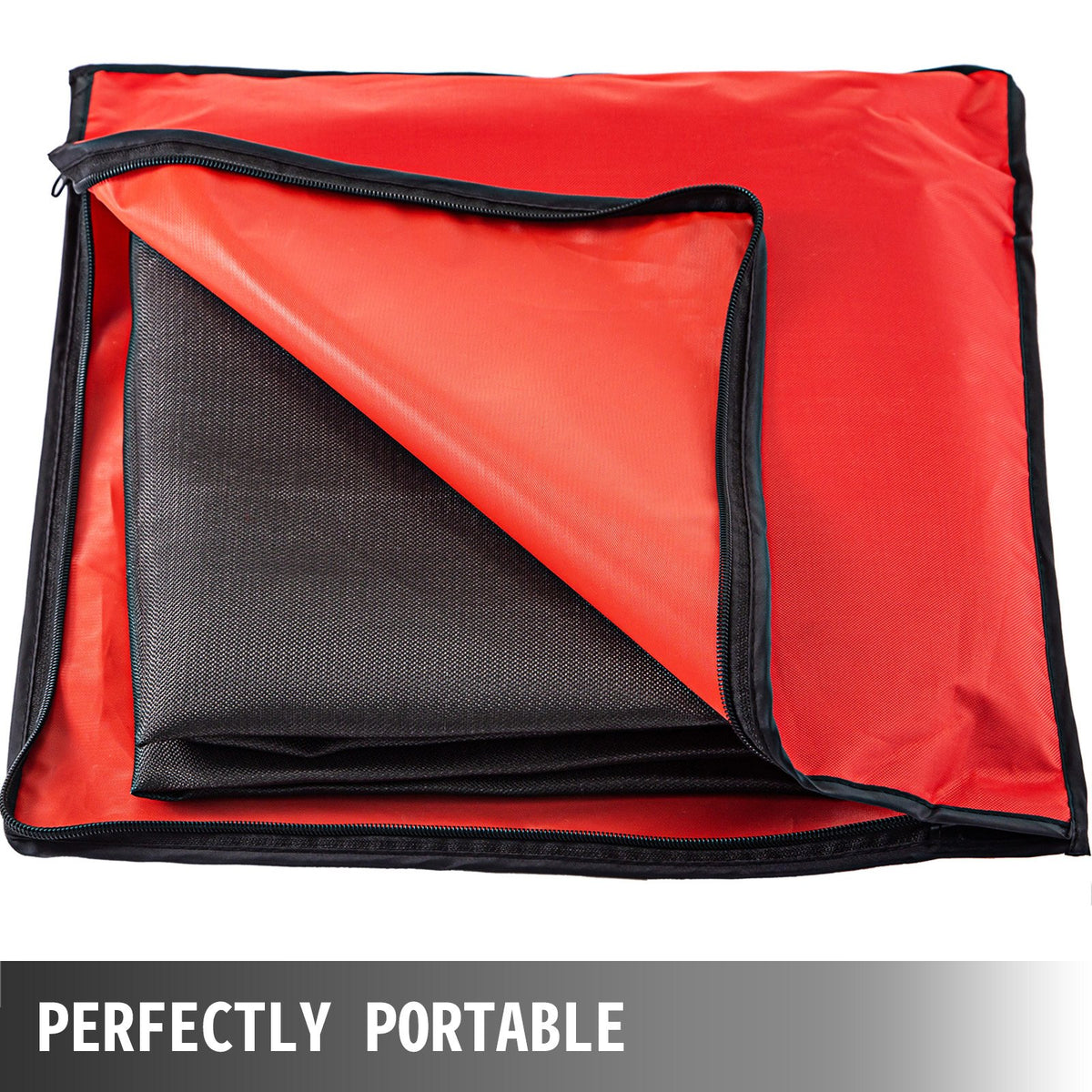 10 x 10 Ft Welding Blanket Black Fiberglass Blanket Portable Fiberglass Fire Retardant Blanket Welding Mat V952-HT10X10HS00000001V0