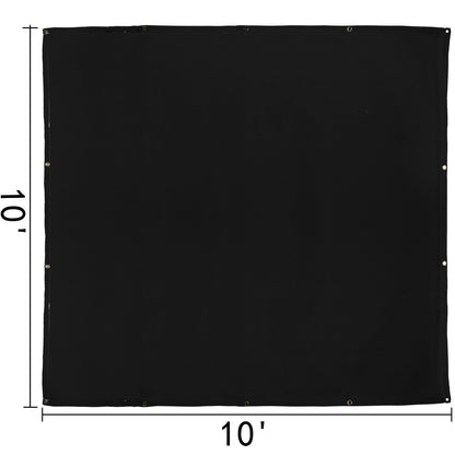 10 x 10 Ft Welding Blanket Black Fiberglass Blanket Portable Fiberglass Fire Retardant Blanket Welding Mat V952-HT10X10HS00000001V0