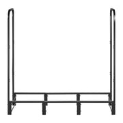 Firewood Rack with Waterproof Cover, 1.22m Outdoor Firewood Holder, 1/4 Cord Storage Metal Log Holder, 400lb V952-HWDCJ4FT20MMXR42A001V0