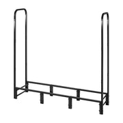 Firewood Rack with Waterproof Cover, 1.22m Outdoor Firewood Holder, 1/4 Cord Storage Metal Log Holder, 400lb V952-HWDCJ4FT20MMYL0PX001V0