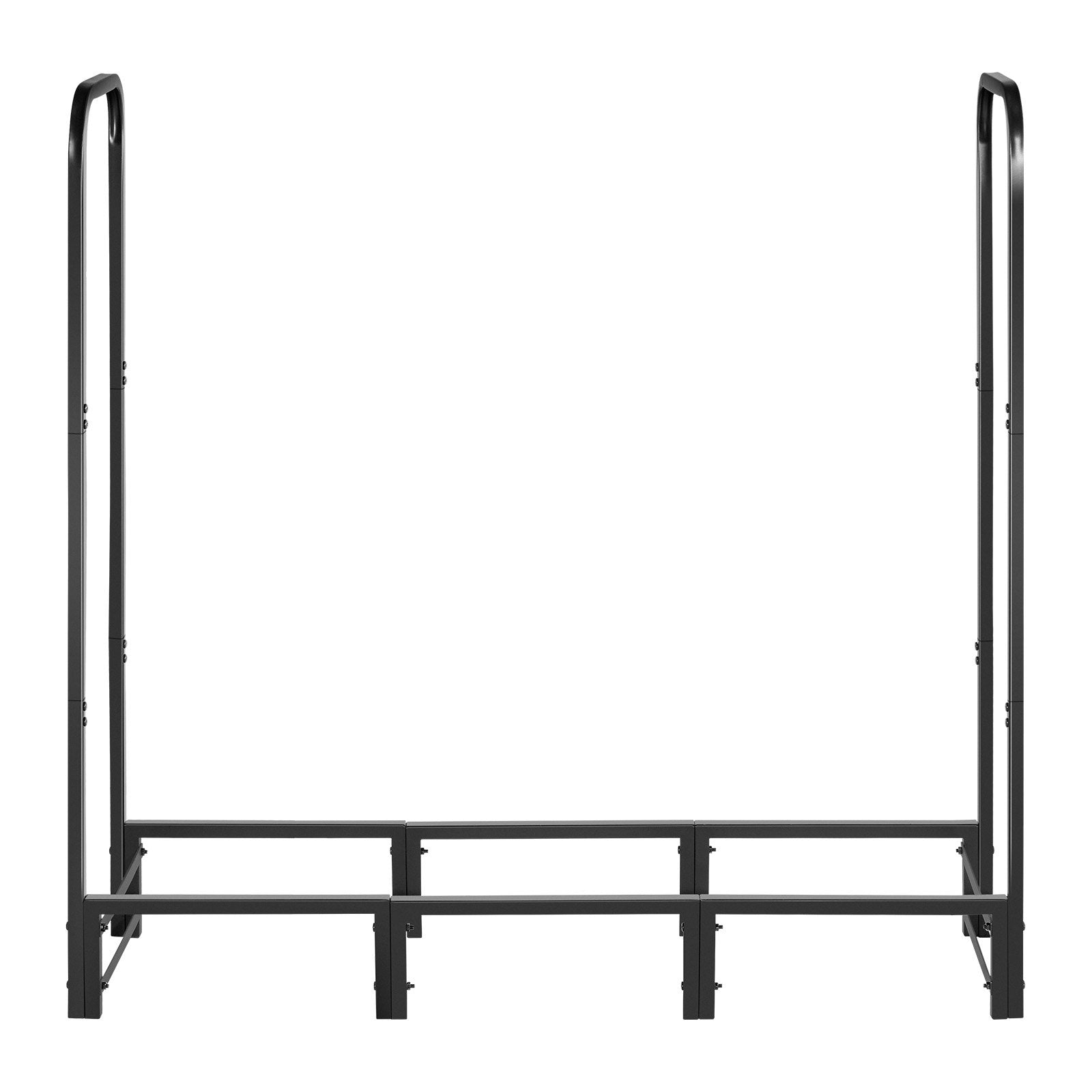 Firewood Rack with Waterproof Cover, 1.22m Outdoor Firewood Holder, 1/4 Cord Storage Metal Log Holder, 400lb V952-HWDCJ4FT20MMYL0PX001V0
