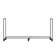 Firewood Rack with Waterproof Cover, 2.57m Outdoor Firewood Holder, 1/2 Cord Storage Metal Log Holder, 299kg V952-HWDCJ8FTPSYG1JYW6001V0