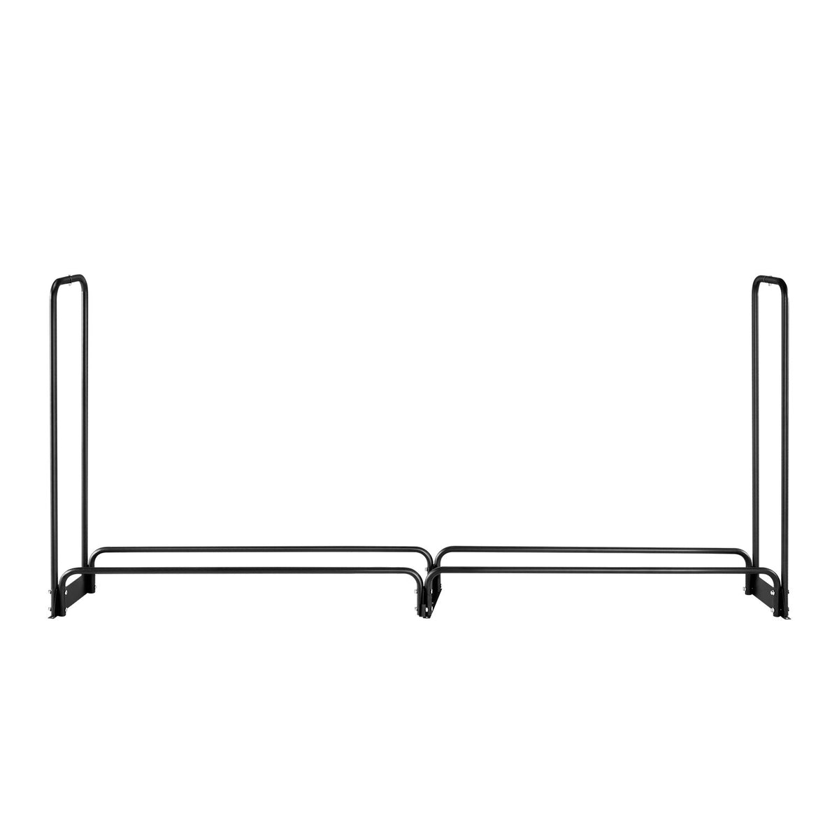 Firewood Rack with Waterproof Cover, 2.57m Outdoor Firewood Holder, 1/2 Cord Storage Metal Log Holder, 299kg V952-HWDCJ8FTPSYG1JYW6001V0