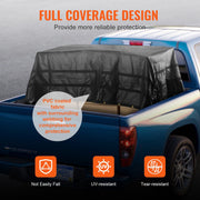 Cargo Net, 3050 x 2670 mm, Heavy Duty Truck Cargo Net for Truck Bed, 4 Adjustable Straps with Carabiners and V952-HWGDWYMESHYFSTOU0V0