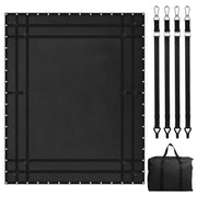 Cargo Net, 3050 x 2670 mm, Heavy Duty Truck Cargo Net for Truck Bed, 4 Adjustable Straps with Carabiners and V952-HWGDWYMESHYFSTOU0V0