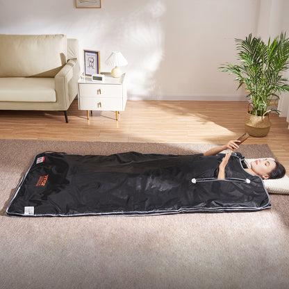Sauna Blanket for Detoxification, Portable Far Infrared Sauna for Home, Oxford Sauna Bag w/ Arm Holes & V952-HWSNTNJB36764RD8IV3