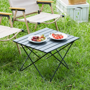 Folding Camping Table, Outdoor Portable Side Tables, Lightweight Fold Up Table, Aluminum Alloy Ultra Compact V952-HWZDBZLB66LBSYSOBV0