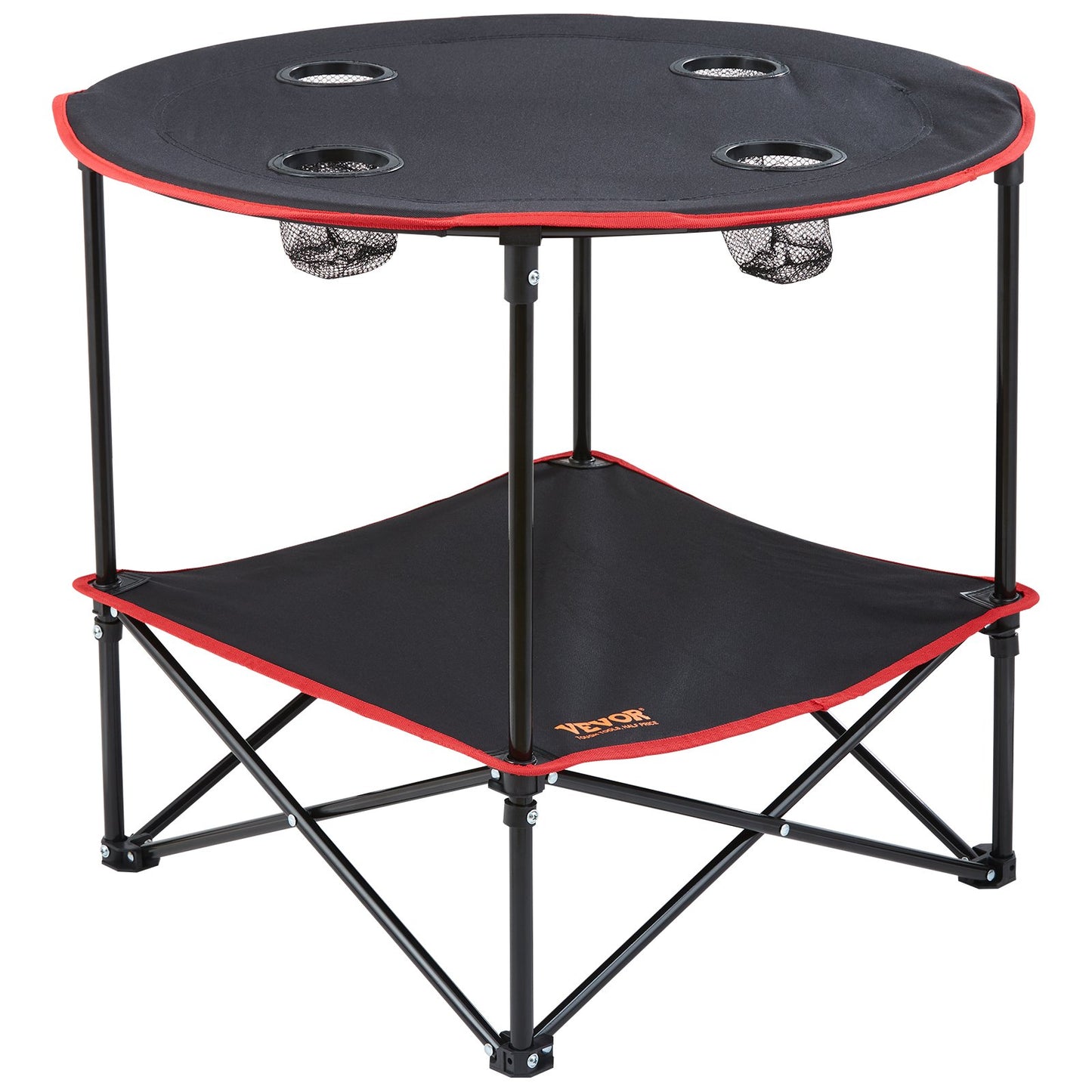 Folding Camping Table, Outdoor Portable Side Tables, Lightweight Fold Up Table, 600D Oxford Fabric & Steel V952-HWZDBZN55LBS4D4TOV0