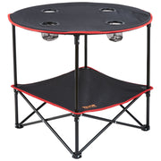 Folding Camping Table, Outdoor Portable Side Tables, Lightweight Fold Up Table, 600D Oxford Fabric & Steel V952-HWZDBZN55LBS4D4TOV0