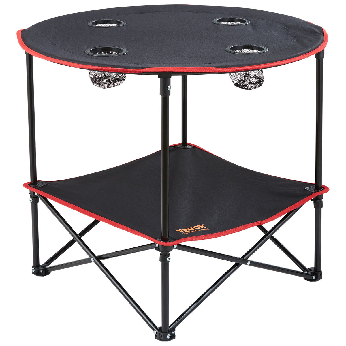 Folding Camping Table, Outdoor Portable Side Tables, Lightweight Fold Up Table, 600D Oxford Fabric & Steel V952-HWZDBZN55LBS4D4TOV0