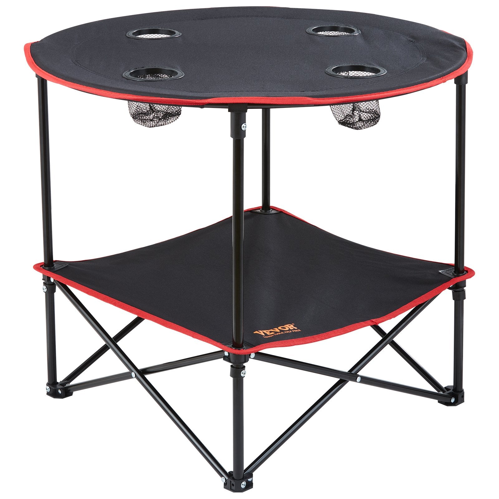 Folding Camping Table, Outdoor Portable Side Tables, Lightweight Fold Up Table, 600D Oxford Fabric & Steel V952-HWZDBZN55LBS4D4TOV0