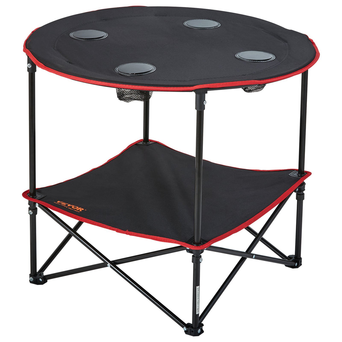Folding Camping Table, Outdoor Portable Side Tables, Lightweight Fold Up Table, 600D Oxford Fabric & Steel V952-HWZDBZN55LBS4D4TOV0