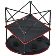 Folding Camping Table, Outdoor Portable Side Tables, Lightweight Fold Up Table, 600D Oxford Fabric & Steel V952-HWZDBZN55LBS4D4TOV0