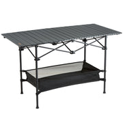 Folding Camping Table, Outdoor Portable Side Tables, Lightweight Fold Up Table, Aluminum & Steel Ultra V952-HWZDCZL200LBS0UE8V0