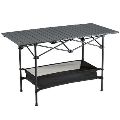 Folding Camping Table, Outdoor Portable Side Tables, Lightweight Fold Up Table, Aluminum & Steel Ultra V952-HWZDCZL200LBS0UE8V0