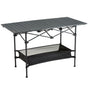 Folding Camping Table, Outdoor Portable Side Tables, Lightweight Fold Up Table, Aluminum & Steel Ultra V952-HWZDCZL200LBS0UE8V0
