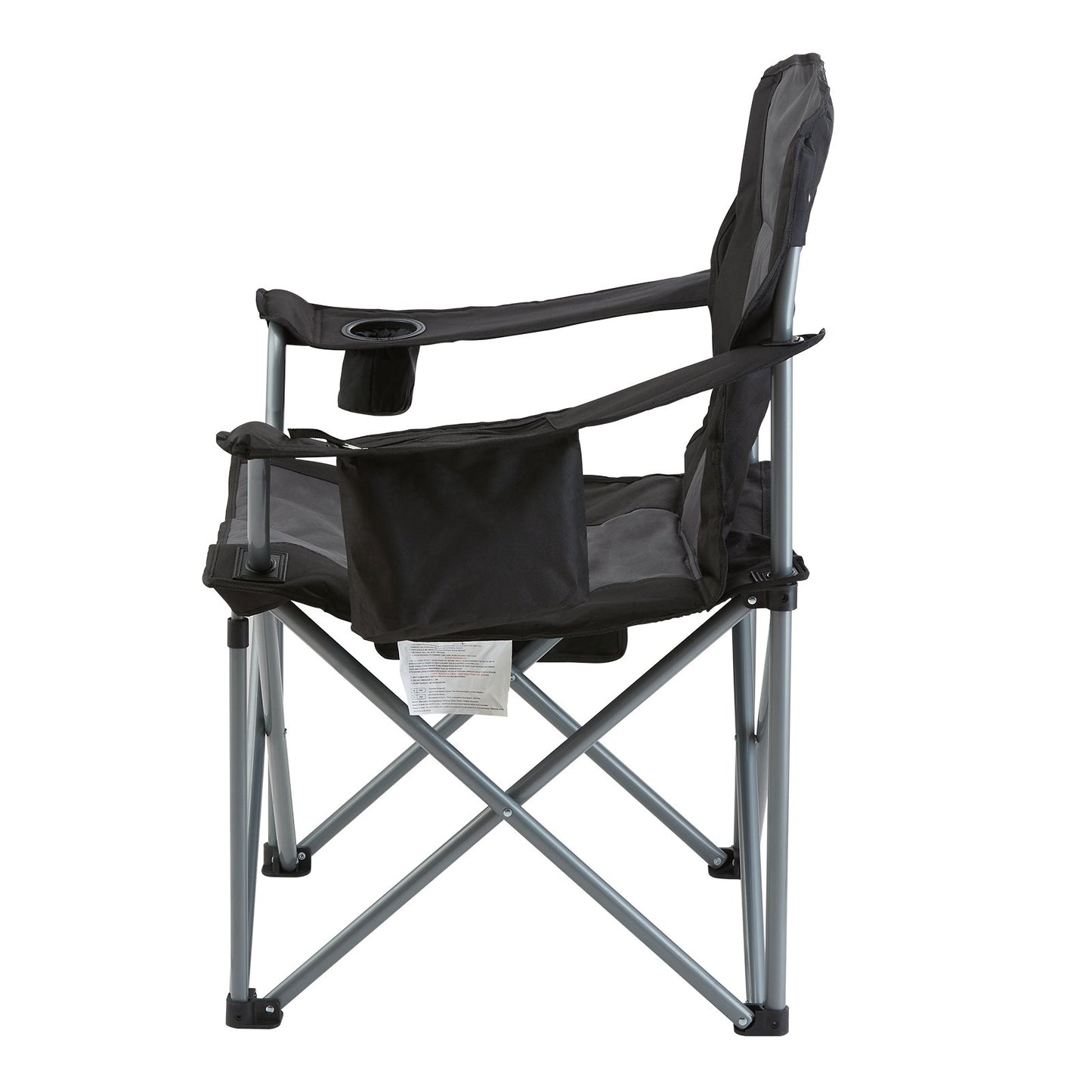 Camping Folding Chair for Adults, Portable Heavy Duty Outdoor Quad Lumbar Back Padded Arm Chairs with Side V952-HWZDYCY450LBSFODNV0