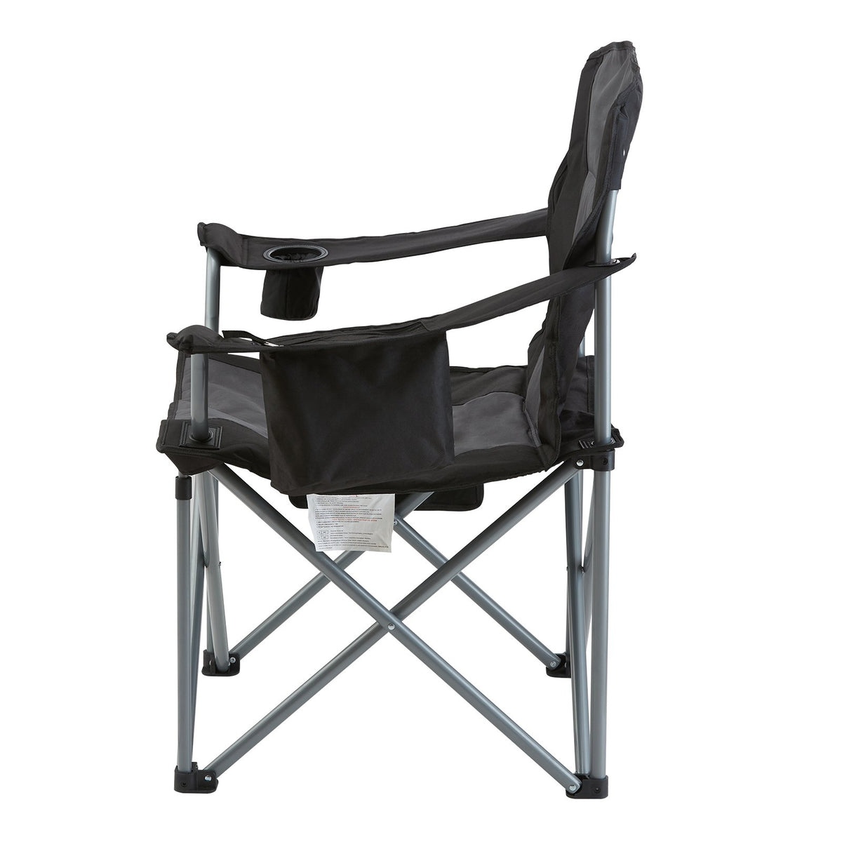 Camping Folding Chair for Adults, Portable Heavy Duty Outdoor Quad Lumbar Back Padded Arm Chairs with Side V952-HWZDYCY450LBSFODNV0