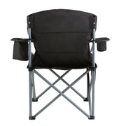 Camping Folding Chair for Adults, Portable Heavy Duty Outdoor Quad Lumbar Back Padded Arm Chairs with Side V952-HWZDYCY450LBSFODNV0