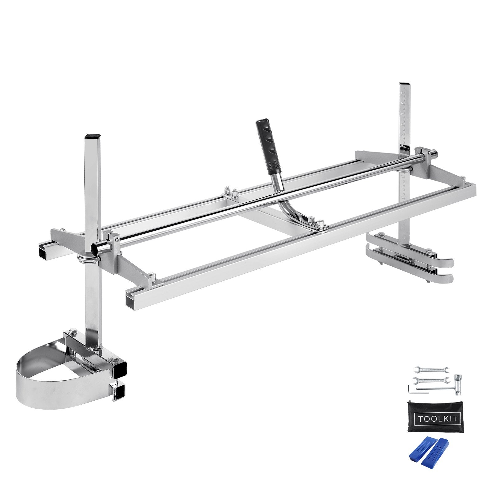 Chainsaw Mill, Portable Sawmill 14"-48" Guide Bar, Galvanized Steel Chainsaw Planking Mill with 0.2"-11.81" V952-HXQGLJZJLMDGKDA5DV0