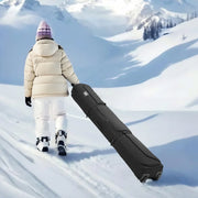 Ski Roller Bag, Up to 74.8 in/190 cm, Padded Snowboard Bag with Wheels for Air Travel, 600D Waterproof Oxford V952-HXYJBXBB190C26CMJ001V0