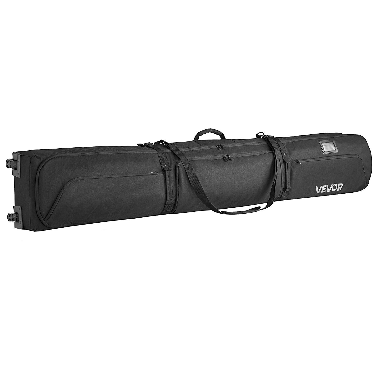 Ski Roller Bag, Up to 74.8 in/190 cm, Padded Snowboard Bag with Wheels for Air Travel, 600D Waterproof Oxford V952-HXYJBXBB190C26CMJ001V0