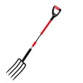 4 Tines Garden Fork Fiberglass Handle 45 in Spading Pitchfork Heavy Duty V952-HYCWJCGC4C1JX8KB8001V0