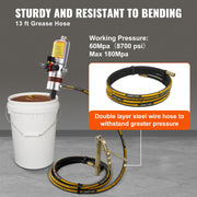 Grease Pump, 50:1 Pressure Ratio Air Operated Grease Pump with 3.88 m High Pressure Hose and Grease Gun, V952-HYJLB0000000WGVWQV0
