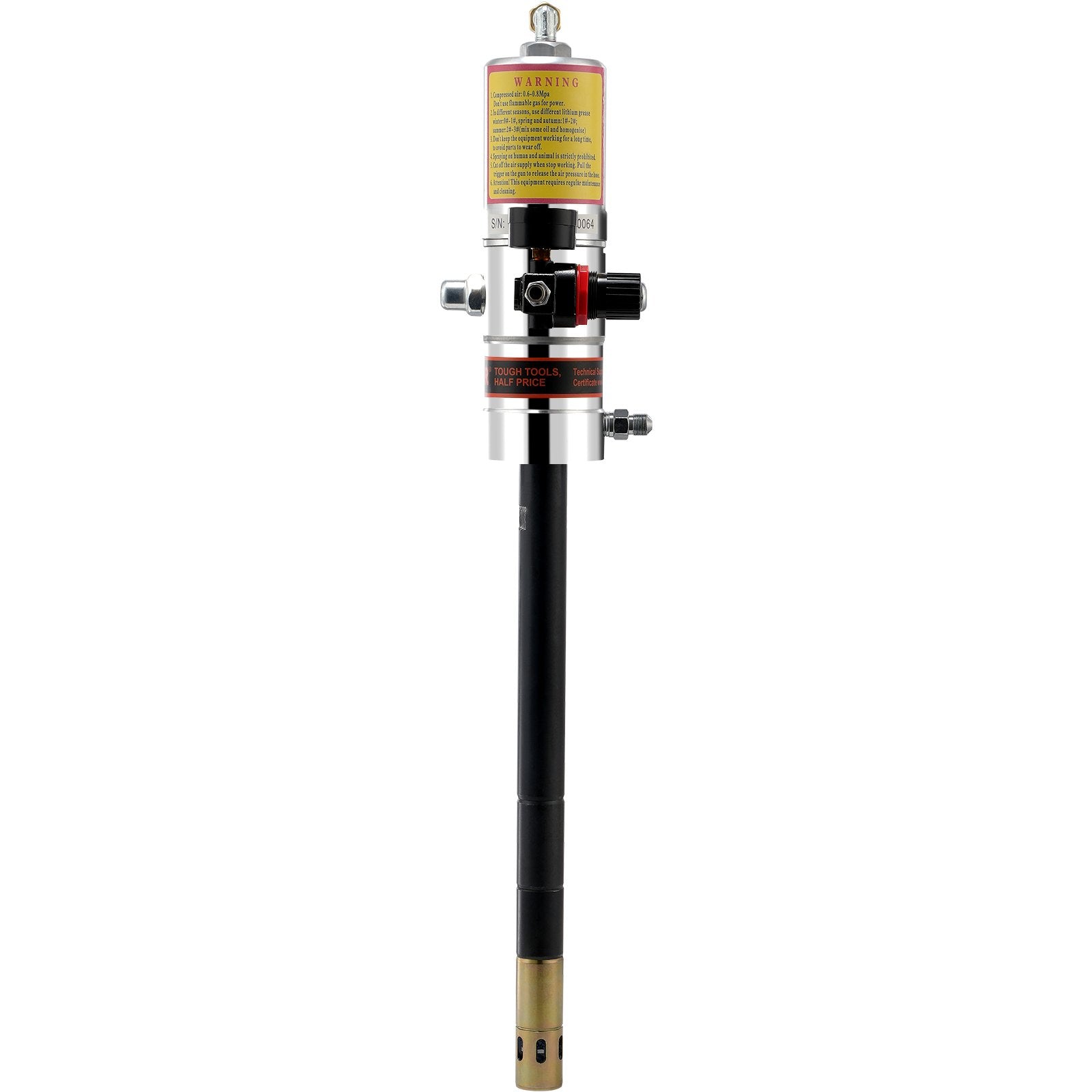 Grease Pump, 50:1 Pressure Ratio Air Operated Grease Pump with 3.88 m High Pressure Hose and Grease Gun, V952-HYJLB0000000WGVWQV0