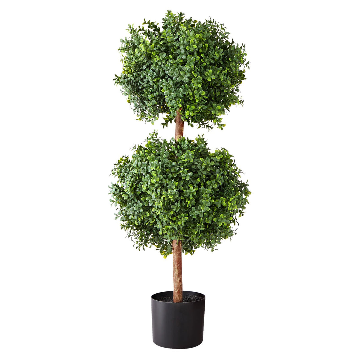 Artificial Topiary Boxwood Double Ball, 2 Set 914mm Faux Boxwood Plant Balls, Fake Silk Tree Look Real, Easy V952-HYMRGXJS36IND5PE1001V0