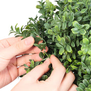 Artificial Topiary Boxwood Double Ball, 2 Set 914mm Faux Boxwood Plant Balls, Fake Silk Tree Look Real, Easy V952-HYMRGXJS36IND5PE1001V0