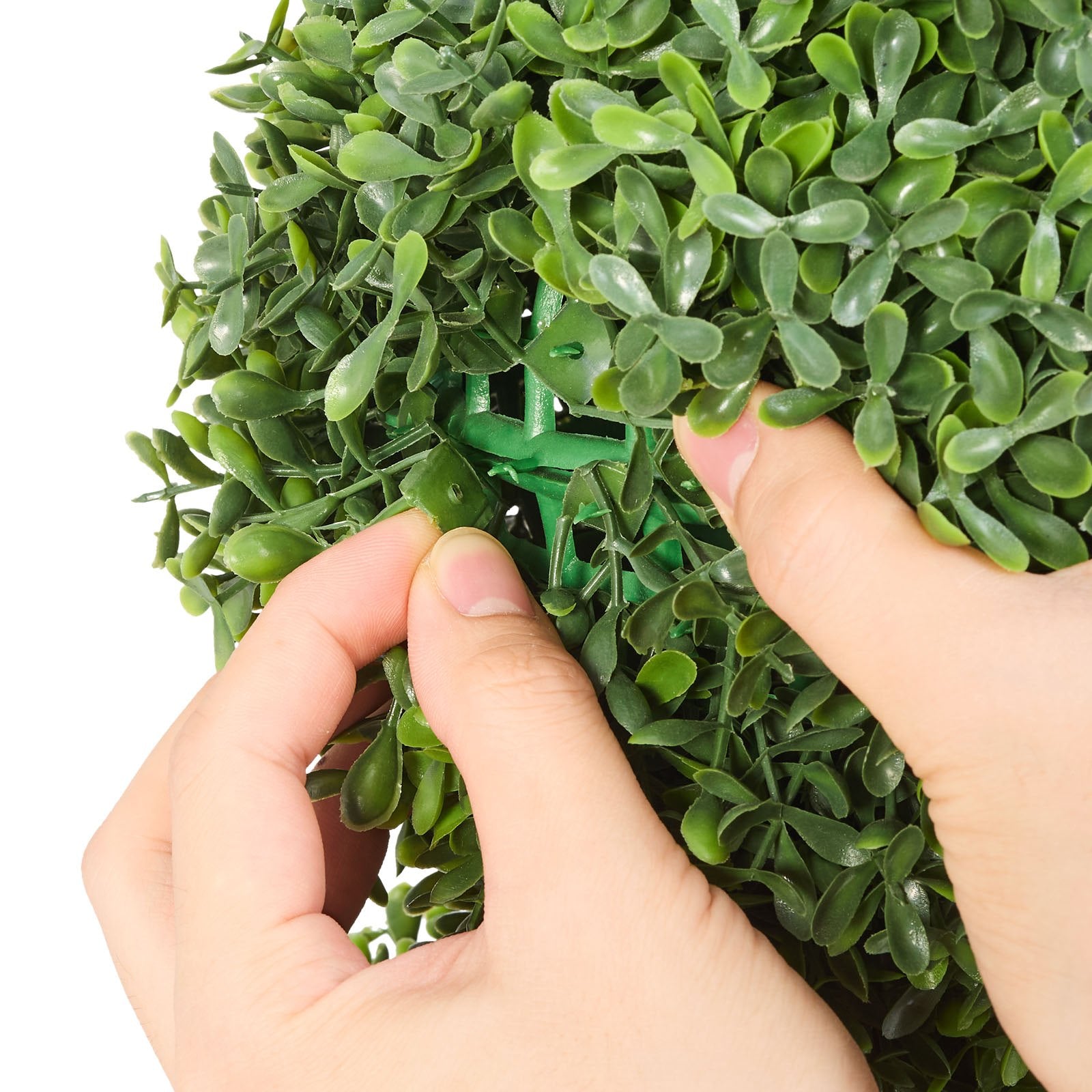 Artificial Topiary Bunny-Shape Boxwood Ball, 2 Set 914mm Faux Boxwood Plant Balls, Fake Silk Tree Look Real, V952-HYMRGXJS36YCU74VB001V0