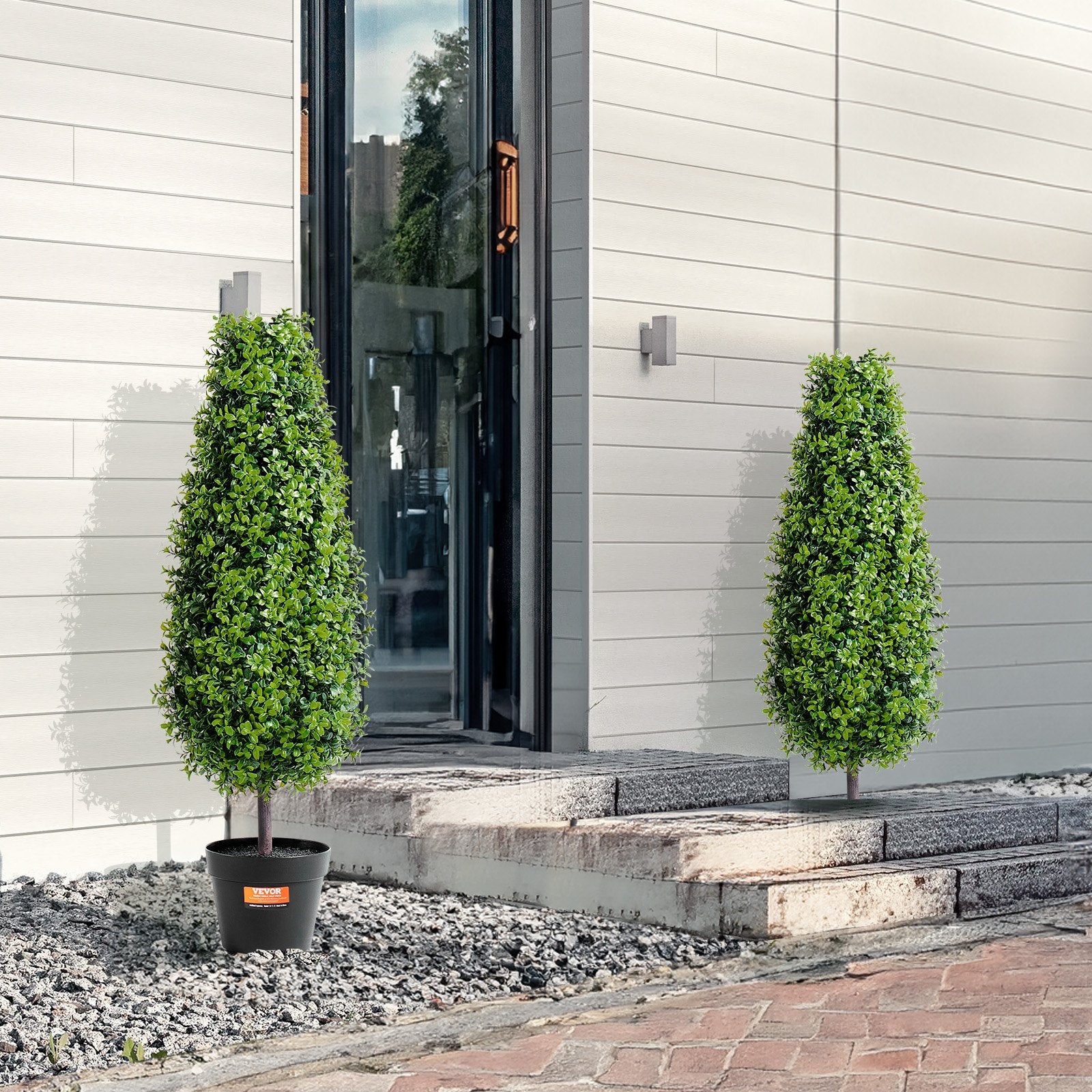 2 Pack 91.4cm Artificial Boxwood Topiary Tree Faux Plant UV Decor In/Outdoor V952-HYMRGXJS36YCXKYTZV0