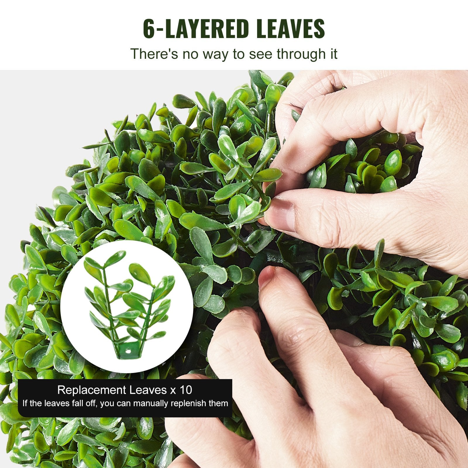 2 Pack 91.4cm Artificial Boxwood Topiary Tree Faux Plant UV Decor In/Outdoor V952-HYMRGXJS48YCKHMZUV0