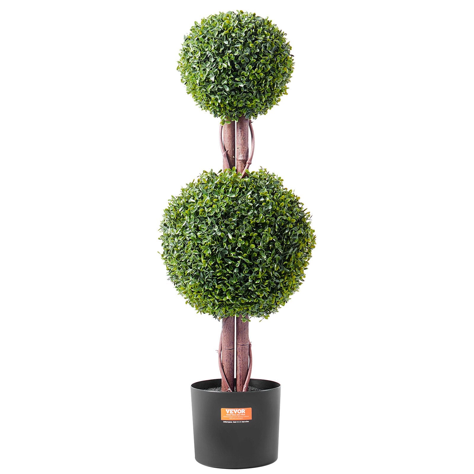2 Pack 91.4cm Artificial Boxwood Topiary Tree Faux Plant UV Decor In/Outdoor V952-HYMRGXJS48YCKHMZUV0